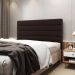 Cabeceira Atlas 195 para Cama King A-011 Couro Marrom Aradecor