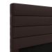 Cabeceira Atlas 195 para Cama King A-011 Couro Marrom Aradecor