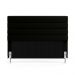 Cabeceira Atlas 195 para Cama King A-012 Couro Preto Aradecor