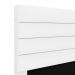 Cabeceira Atlas 195 para Cama King A-013 Couro Branco Aradecor