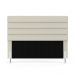 Cabeceira Atlas 195 para Cama King A-017 Couro Bege Aradecor