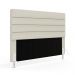 Cabeceira Atlas 195 para Cama King A-017 Couro Bege Aradecor