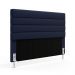 Cabeceira Atlas 195 para Cama King A-019 Couro Azul Aradecor