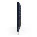 Cabeceira Atlas 195 para Cama King A-019 Couro Azul Aradecor