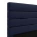 Cabeceira Atlas 195 para Cama King A-019 Couro Azul Aradecor