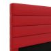 Cabeceira Atlas 195 para Cama King A-020 Couro Vermelho Aradecor