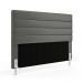 Cabeceira Atlas 195 para Cama King N-023 Veludo Cinza Claro Aradecor