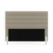 Cabeceira Atlas 195 para Cama King N-030 Veludo Bege Aradecor