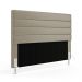 Cabeceira Atlas 195 para Cama King N-030 Veludo Bege Aradecor