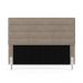 Cabeceira Atlas 195 para Cama King Z-003 Sued Bege Aradecor
