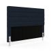 Cabeceira Atlas 195 para Cama King Z-007 Sued Azul Marinho Aradecor