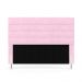 Cabeceira Atlas 195 para Cama King Z-021 Sued Rosa Bebê Aradecor