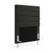 Cabeceira Atlas 90 para Cama de Solteiro N-022 Veludo Chumbo Aradecor