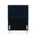 Cabeceira Atlas 90 para Cama de Solteiro N-025 Veludo Azul Marinho Aradecor