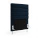 Cabeceira Atlas 90 para Cama de Solteiro N-025 Veludo Azul Marinho Aradecor