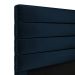 Cabeceira Atlas 90 para Cama de Solteiro N-025 Veludo Azul Marinho Aradecor