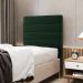 Cabeceira Atlas 90 para Cama de Solteiro N-026 Veludo Verde Aradecor