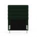 Cabeceira Atlas 90 para Cama de Solteiro N-026 Veludo Verde Aradecor