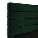 Cabeceira Atlas 90 para Cama de Solteiro N-026 Veludo Verde Aradecor