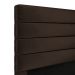 Cabeceira Atlas 90 para Cama de Solteiro N-027 Veludo Marrom Chocolate Aradecor