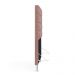 Cabeceira Atlas 90 para Cama de Solteiro N-031 Veludo Rosê Claro Aradecor