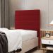 Cabeceira Atlas 90 para Cama de Solteiro N-033 Veludo Vermelho Aradecor