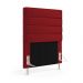 Cabeceira Atlas 90 para Cama de Solteiro N-033 Veludo Vermelho Aradecor