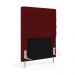 Cabeceira Atlas 90 para Cama de Solteiro Z-001 Sued Vermelho Aradecor
