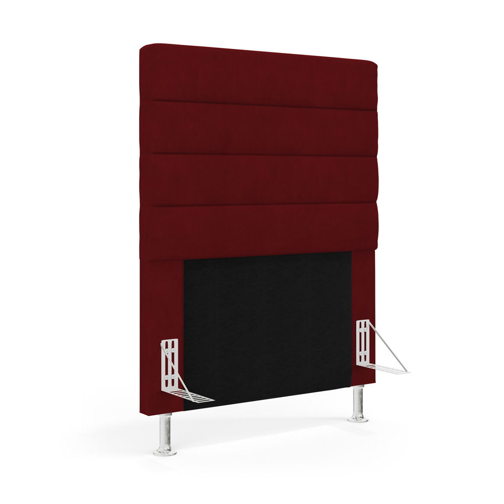 Cabeceira Atlas 90 para Cama de Solteiro Z-001 Sued Vermelho Aradecor