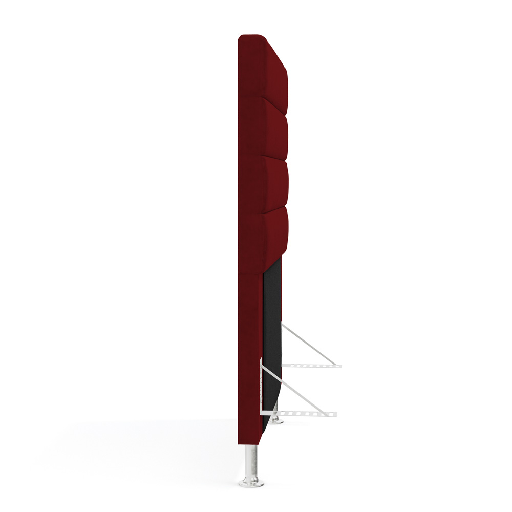 Cabeceira Atlas 90 para Cama de Solteiro Z-001 Sued Vermelho Aradecor