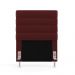 Cabeceira Atlas 90 para Cama de Solteiro Z-002 Sued Bordô Aradecor