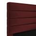 Cabeceira Atlas 90 para Cama de Solteiro Z-002 Sued Bordô Aradecor