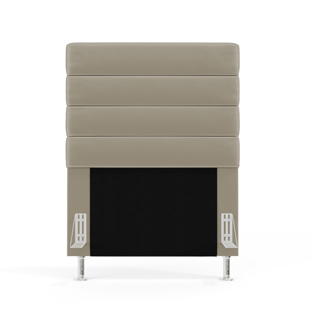 Cabeceira Atlas 90 para Cama de Solteiro Z-003 Sued Bege Aradecor