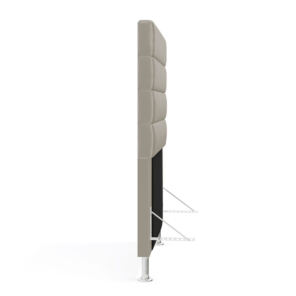 Cabeceira Atlas 90 para Cama de Solteiro Z-003 Sued Bege Aradecor