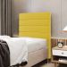 Cabeceira Atlas 90 para Cama de Solteiro Z-004 Sued Amarelo Aradecor