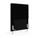 Cabeceira Atlas 90 para Cama de Solteiro Z-005 Sued Preto Aradecor