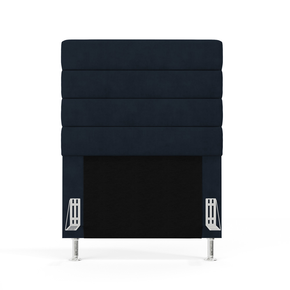 Cabeceira Atlas 90 para Cama de Solteiro Z-007 Sued Azul Marinho Aradecor