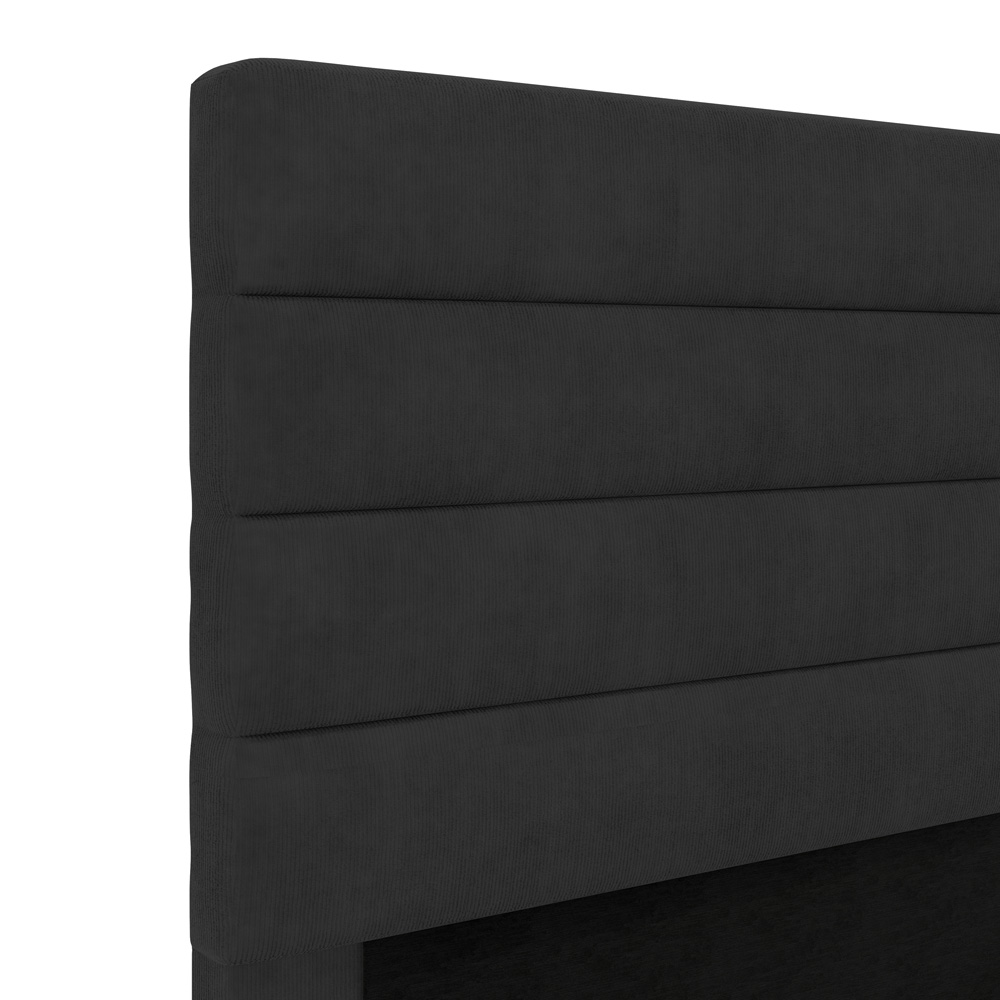 Cabeceira Atlas 90 para Cama de Solteiro Z-008 Sued Cinza Aradecor