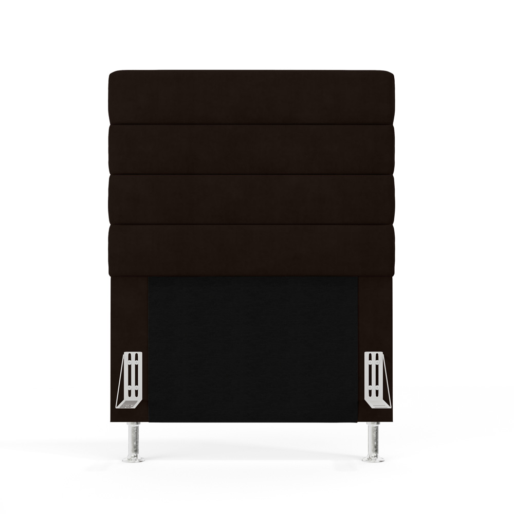 Cabeceira Atlas 90 para Cama de Solteiro Z-010 Sued Marrom Aradecor
