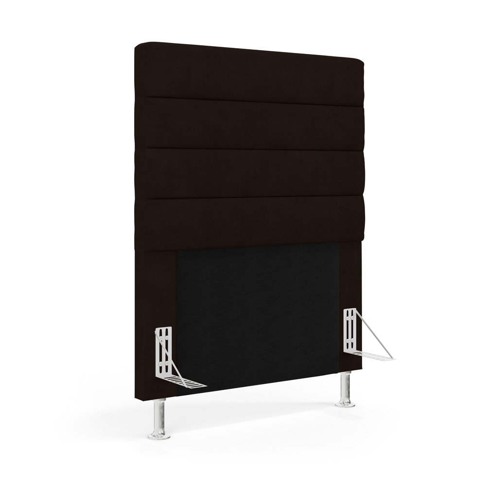 Cabeceira Atlas 90 para Cama de Solteiro Z-010 Sued Marrom Aradecor
