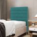 Cabeceira Atlas 90 para Cama de Solteiro Z-016 Sued Azul Turquesa Aradecor