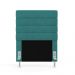 Cabeceira Atlas 90 para Cama de Solteiro Z-016 Sued Azul Turquesa Aradecor