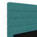 Cabeceira Atlas 90 para Cama de Solteiro Z-016 Sued Azul Turquesa Aradecor