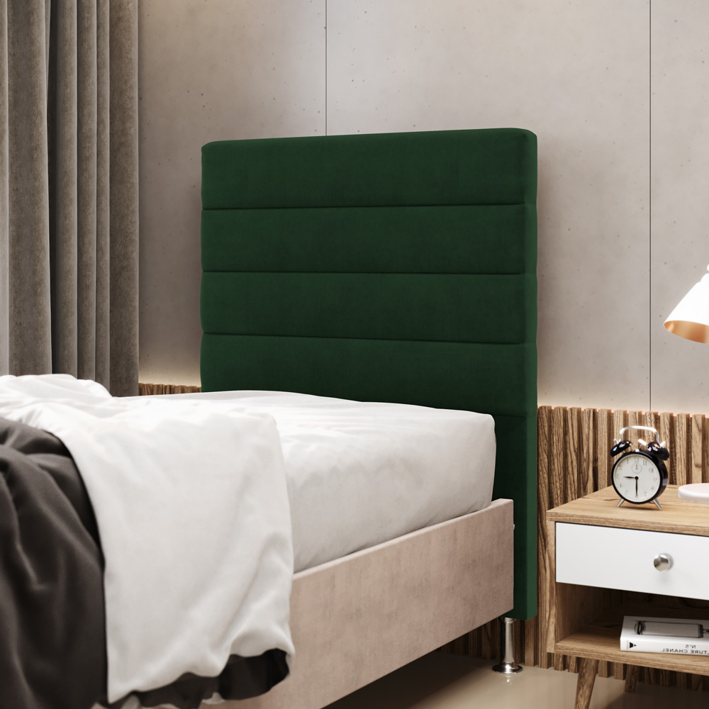 Cabeceira Atlas 90 para Cama de Solteiro Z-018 Sued Verde Aradecor