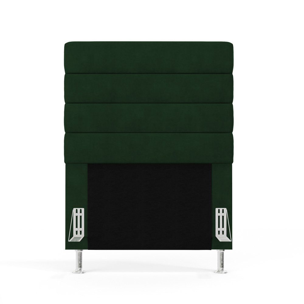 Cabeceira Atlas 90 para Cama de Solteiro Z-018 Sued Verde Aradecor