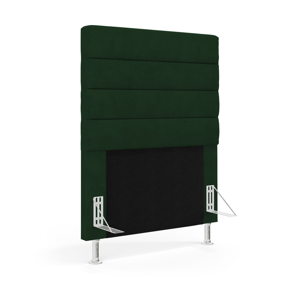 Cabeceira Atlas 90 para Cama de Solteiro Z-018 Sued Verde Aradecor