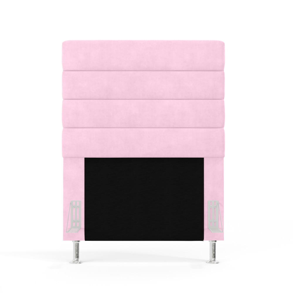 Cabeceira Atlas 90 para Cama de Solteiro Z-021 Sued Rosa Bebê Aradecor