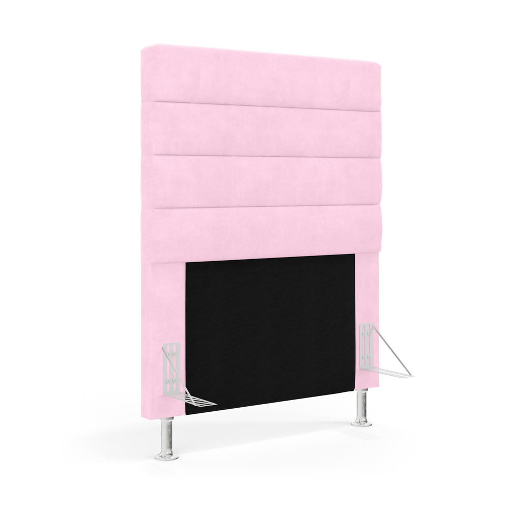 Cabeceira Atlas 90 para Cama de Solteiro Z-021 Sued Rosa Bebê Aradecor