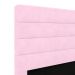 Cabeceira Atlas 90 para Cama de Solteiro Z-021 Sued Rosa Bebê Aradecor