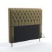 Cabeceira Bellatrix 160 Decorativa de Cama Queen N-029 Veludo Capuccino Aradecor